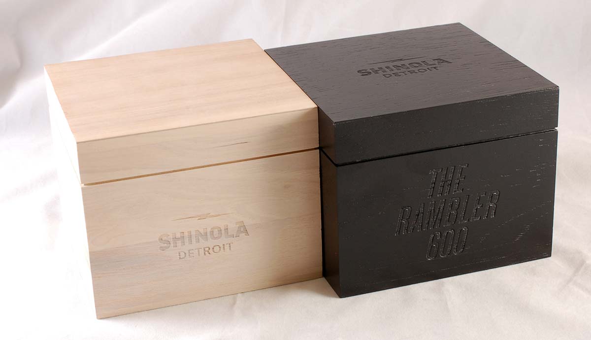 Shinola shop watch box